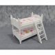 thumbnail image 1 of White Miniature Dollhouse Furniture 1:12 Scale - Wooden Dollhouse Bed Set - Doll House Furniture Toys Incl, 1 of 5
