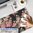 thumbnail image 4 of Long Mouse Pads for Desk,Pioneer Flower Floral Print Pattern Desk Mats on Top Of Desks, Desk Mouse Pad Extra Large with 3mm Non-Slip Base and Stitched Edge for Gaming,Office,Work,Home 31.5"x11.8", 4 of 6