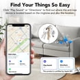 thumbnail image 5 of Bluetooth Tracker, Smart Air Tracker Tags-3 Pack, Key Finder and Item Locator Works with Apple Find My (iOS Only), with Protective Case/Key Ring/Lanyard, Tracker Tag for Keys/Luggage/Wallet, etc., 5 of 10