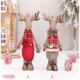 thumbnail image 4 of HCTSHG Standing Reindeer Figurine Plush Doll, Xmas Reindeer Figure for Christmas Tree Hanging Decor, Home Indoor Table Ornaments, and as Gift Toys for Kids and Friends, 4 of 7