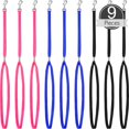 thumbnail image 1 of Boao 9 Pieces Pet Grooming Loops Nylon Restraint Noose Adjustable Fixed Dog Cat Safety Rope for Pet Grooming Table Bathtub, 1 of 3