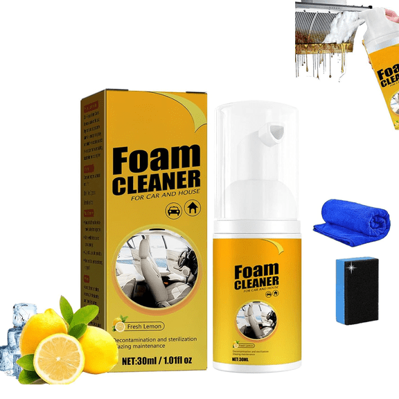 30/100ML Foam Cleaner All Purpose, Multi-Purpose Foam Cleaner, 2026 Upgraded Foam Cleaner for Car and House
