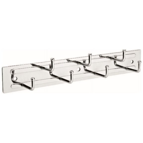 Rev-A-Shelf BRC-12NS-CR Classic Closet 11-3/4" Static Stationary Belt Rack - Chrome