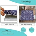 thumbnail image 3 of Square Fitted Tablecloth with Elastic 32x32 in Outdoor Tablecloths Elastic Table Cloth for Tables Waterproof Wipeable Table Cover for Picnic Camping Dinner, 3 of 4