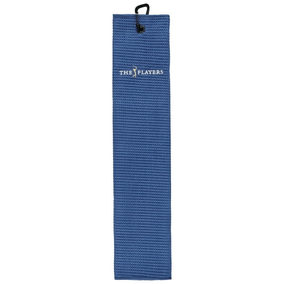 Navy THE PLAYERS Microscrubber Golf Towel