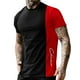 thumbnail image 1 of Playeras De Hombre Camiseta Para Hombre Con Gráfico De Bloques De Color, Cuello Redondo, Ropa Con Impresión 3D, Para Exteriores, Ocio, Manga Corta, Diseño De Moda Retro, 1 of 4