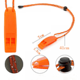 thumbnail image 5 of 10 Sifflets de Survie d'Urgence avec Cordon - Sécurité, Signalisation, Secours, Extérieur, Randonnée, Randonnée, Camping, Premiers Secours, Sport - Extra Fort, 5 of 5