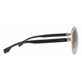 thumbnail image 3 of LENTES DE SOL HUGO 1560/O/S 0AOZ FQ Matte Gold / Grey, 3 of 3
