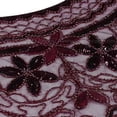 thumbnail image 3 of GDREDA Robe Élégante en Maille Ample avec Châle, Foulard à Paillettes pour Banquet, Robe de Soirée Rétro, Rouge, Taille Unique, 3 of 3
