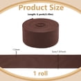 thumbnail image 2 of 6 Yards Polyester Elastic Band Coconut Brown Elastic Ribbon Knit Elasticity Tape 2 Inch Wide Sewing Strap for Waistbands Pants Clothes and Crafts DIY, 2 of 5