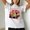 White3, variant on Graphic Tennis Tees for Women Casual Everyday Women's T Shirts with Comfortable Fit Breathable for Daily Activities Travel Lightweight Basic Tee for Ladies Blue L