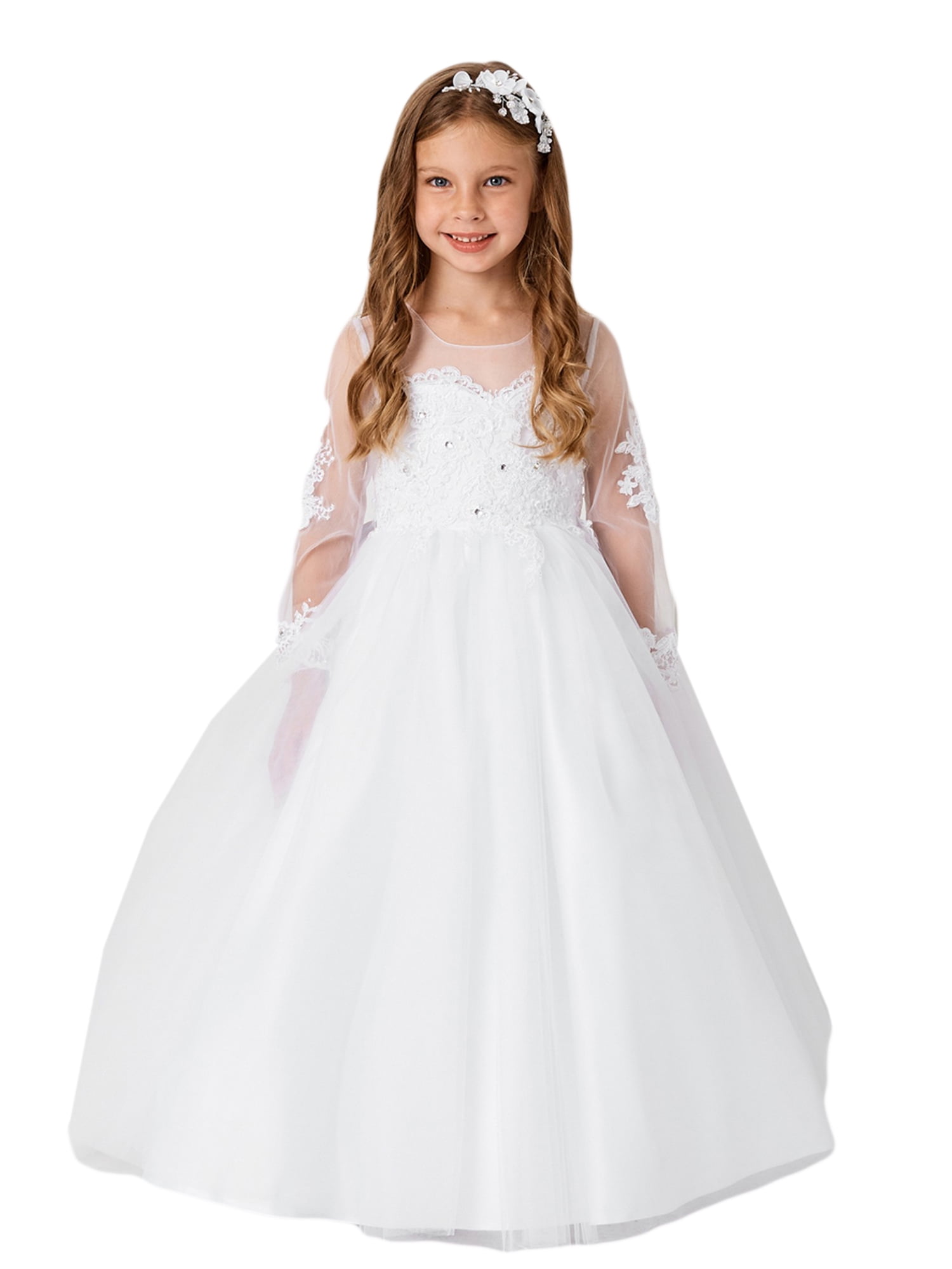jr bridesmaid dresses white
