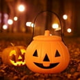 thumbnail image 3 of Pumpkin Toucher Doux Design Adorable en Non-Tissé avec Poignée Allongée pour Créer des Bonbons, 3 of 6