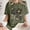 Army Green#1, variant on LEBONYARD Plus Size Summer Tops,Short Sleeve Shirts for Women up to 50% off,Women's Fashion Summer Round Neck Drop Sleeves Leisure Short Sleeve Flower Printing Tops Dark Gray S