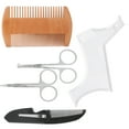thumbnail image 4 of Ensemble de Toilettage pour Barbe, Modèle de Modelage de Barbe Transparent, Ciseaux de Modelage de Barbe Conçus sur Mesure, 4 of 7