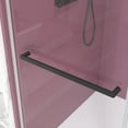 thumbnail image 2 of 60 in. W x 76 in. H Double Sliding Frameless Shower Enclosure With Clear Glass in Matte Black, 2 of 5