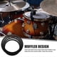 thumbnail image 2 of 4Pcs Percussion Silent Off Pads Drum Kit Mute Practice Snare Pad Dampeners Accessories, 2 of 5