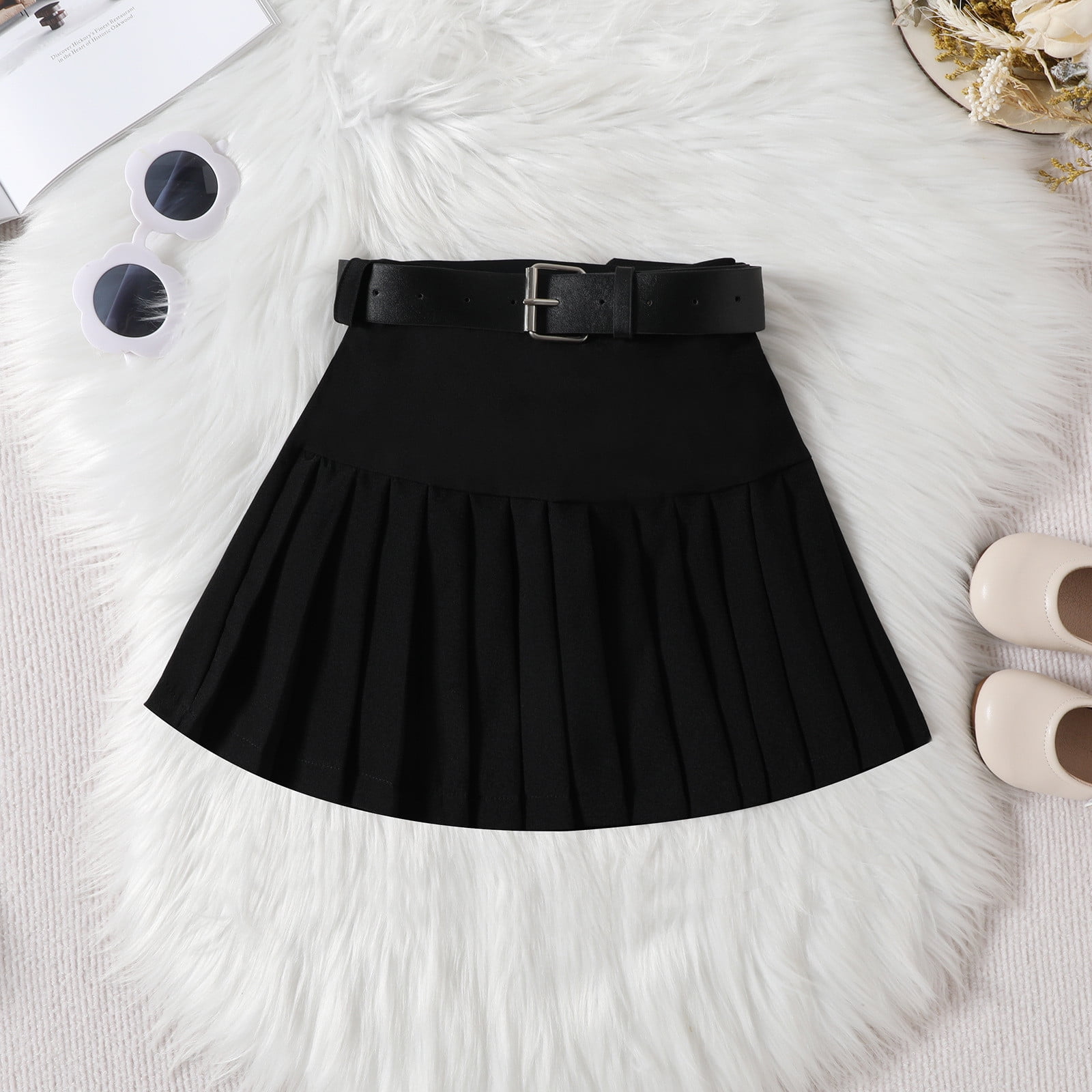 nsendm Girls Childrenscostume Big Kid Clothes Baby Girl 12 18 Months Outfits Toddler Kids Baby Girls Sleeveless Vest T Shirt Tops Skirts with Kids