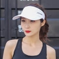 thumbnail image 3 of dianhelloya Sports Hat Empty Top Wide Brim Quick drying Moisture Absorption Sun Royal Blue, 3 of 8