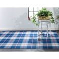 thumbnail image 4 of Feizy Crosby Transitional Plaid, Blue/Pink/White, 3'6" x 5'6" Accent Rug Easy Care Fade Resistant Stain Resistant Rustic Floor Rug for Living room Bedroom, 4 of 8