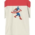 thumbnail image 4 of Captain America Boys Graphic Crew Neck Tee with Short-Sleeves, Sizes 4-18, 4 of 4