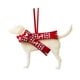 thumbnail image 5 of Adornos para árbol de Navidad con forma de perro, colgante de perro labrador, adornos navideños colgantes, accesorios para árbol 2D, fieltro para coche T6U4, 5 of 6