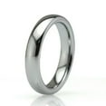 thumbnail image 7 of 4mm Stainless Steel Men Womens Bands Silver Smooth Chain Necklace Ring Size 6-11, 7 of 7
