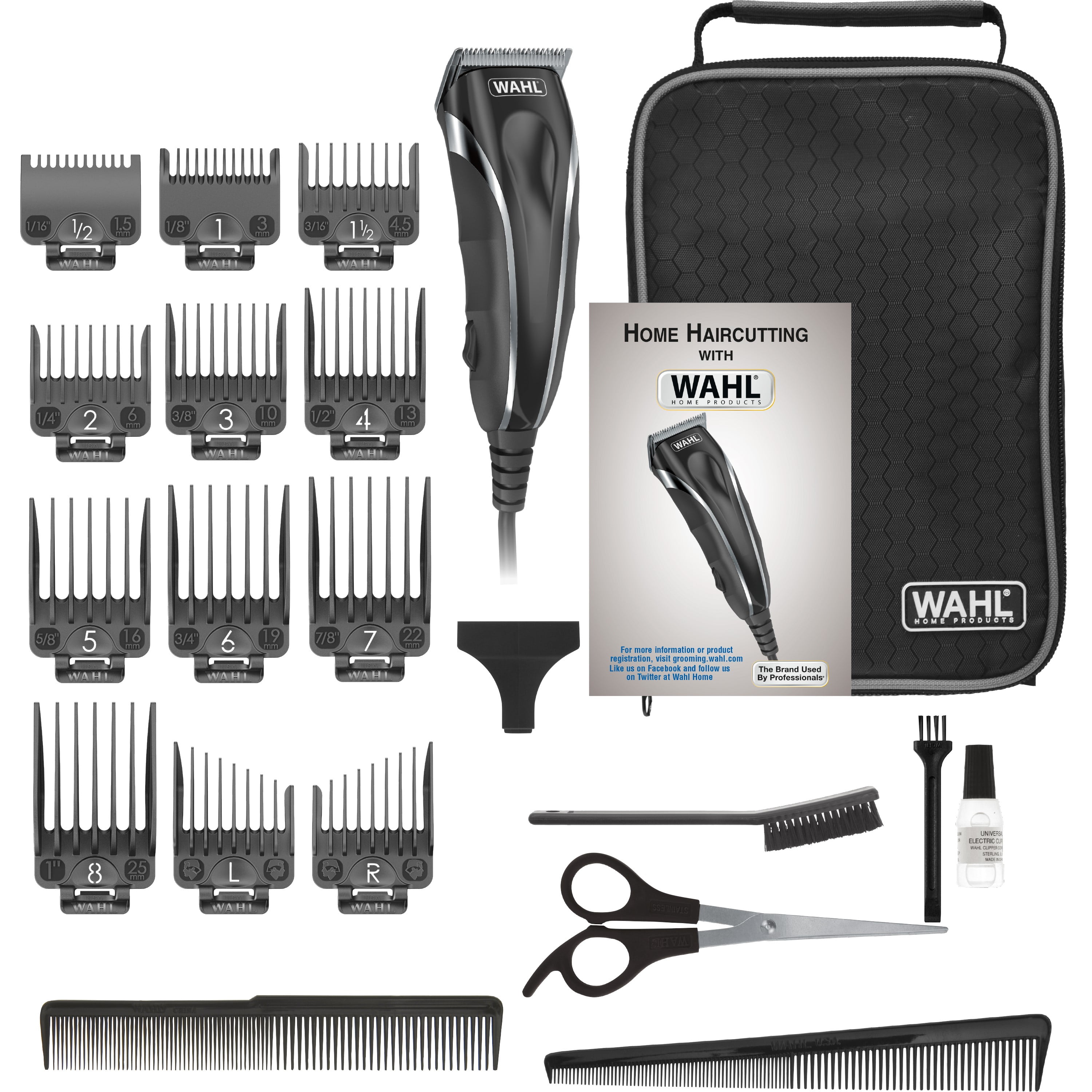 wahl comfort grip men's haircutting kit