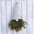 thumbnail image 4 of Xihbxyly Corona de Frutos Rojos, Adorno de Anciano Sin Rostro, Adorno Colgante Navideño de Invierno, Decoración Navideña para El Hogar, para Puerta de Entrada o Ventana, Idea de Regalo Festivo, Calid, 4 of 7