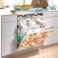 thumbnail image 5 of Dailycode Dishwasher Magnet Cover Magnetic Fridge Door Cover Home Kitchen Decor, Warm Vintage Flora Patterned, 23"x 26", 5 of 6