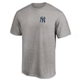 thumbnail image 2 of Men's Heather Gray New York Yankees Number One Dad T-Shirt, 2 of 3