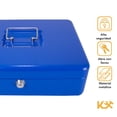 thumbnail image 2 of Caja De Seguridad 30cm Guardar Dinero Monedas 9 Separadores Kingsman 300264, 2 of 7