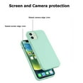 thumbnail image 5 of Takfox For iPhone 12 Pro Max Case 6.7 inch(2020 Release),Liquid Silicone Case Gel Rubber Full Body Protection Shockproof Drop Protection Case - Cyan, 5 of 7