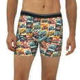 thumbnail image 2 of Men'S Boxer Briefs, Off Road Racing Car Colorful Soft And Breathable Mens Underwear Boxer Briefs With Widen Waist, 2 of 2