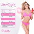 thumbnail image 6 of Glamour Boutique Gaff Thong Underwear Male Female Tucking Panties SML, Pink, 6 of 6