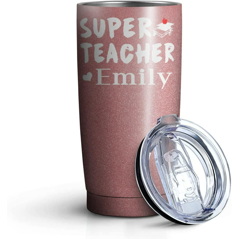 Instant Teacher Just Add Coffee – Engraved Teacher Tumbler, Funny Teacher Travel  Mug, – 3C Etching LTD