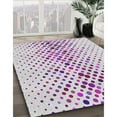 thumbnail image 2 of Ahgly Company Indoor Rectangle Patterned Off-White Abstract Area Rugs, 4' x 6', 2 of 6