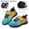 thumbnail image 4 of CHAQLIN Rainbow Shoes for Girls Slip on Mesh Knit Little Kids Sneakers with One Strap Lightweight Boys Anti Slip Hiking Running Tennis Causal School Sports Shoes, 4 of 7