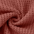 thumbnail image 6 of Manxivoo Womens Sweaters Women's Fall and Winter Turtleneck Solid Color Knit Closing Sleeve Suitable for Daily Commute Wear Casual Lohas Time Pullover Sweater Fall Sweaters Red, 6 of 8