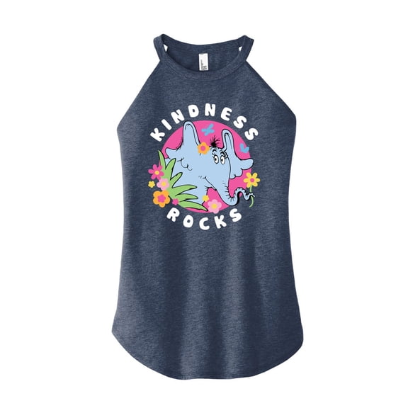 Horton Hears a Who - Kindness Rocks  - Juniors High Neck Tank Top