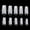Natural 500Pcs, variant on 500pcs French Half cover Artificial False Nail Tips Fake Nails Manicure - Jargod