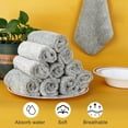 thumbnail image 2 of Paños de Limpieza de Microfibra, 12Pcs Trapos de Microfibra, Súper Absorbente, Lavable y Reutilizable, Microfibras para Abrillantador de Coches/Ventana/Cocina/Vidrio (Gris), 2 of 4