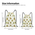 thumbnail image 2 of Saiise Lovely Avocado Pattern Sports Drawstring Backpack - String Swim Gym Bag with Wet Proof Pocket for Women&Men-Medium, 2 of 6