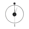 thumbnail image 4 of Classical Large Decorative Wall Clock with Pendulum, Modern Non-Ticking Silent Metal Wall Clocks for Living Room, Bedroom, Study, Office, 23.6" (Black), 4 of 17