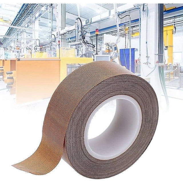 Cinta de teflón aislante de sellado adhesivo de PTFE de alta temperatura para sellador al vacío(0,25 mm x 19 mm x 10 m)