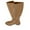 Khaki, variant on HAOTAGS Womens Boots, Potined Toe Fall Winter Casual Mid Calf Boots Black 6.5