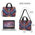 thumbnail image 3 of FORMRS 16" Laptop Bag Carrying Sleeve Case with Handle Travel Shoulder Briefcase, Blue Abstract Eagle, 3 of 8
