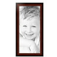 thumbnail image 2 of ArtToFrames 11" x 24" Honors Mahogany with Black Picture Frame, 11x24 inch Brown Wood Poster Frame (WOM-5154), 4 Pack, 2 of 6