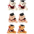 thumbnail image 3 of colgantes de oso de peluche para graduación, llavero de oso de peluche, decoración colgante de oso pequeño., 3 of 7