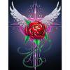 Cuadros Decorativos Rose Wing Full Round Drill Mosaic Art Picture of Rhinestone Kit Regalo hecho a mano JShteea Nuevos Originales